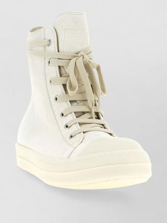 Rick Owens leather lace-up boots