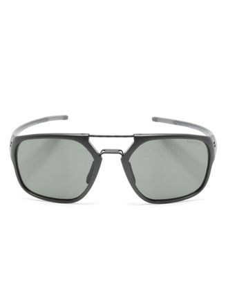 Tag Heuer TH40004U square-frame sunglasses - unisex - Acetate - 56 - Black