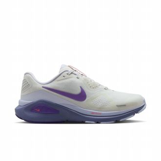 Nike Womens Structure 26 Shoes In Summit White/wild Grape Amethyst Tint