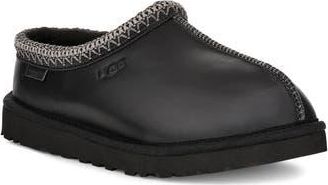 UGG Tasman Leather Slipper in Black at Nordstrom Rack, Size 10