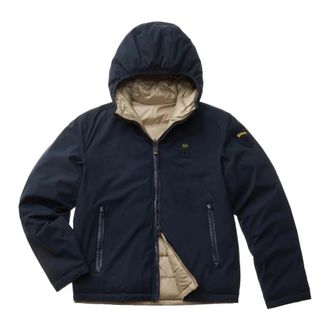 Blauer Lichtgewicht Jas - Heren - Zomerjassen - Blauw - S - Polyester - Jassen