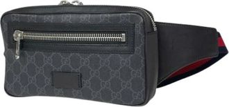 Gucci Pre-owned Vintage Sling Bag - Heren - Vintage Heuptassen - Zwart - ONE Size - Vintage
