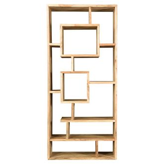 Miliboo Biblioteca En Acacia 80 Cm Chapman