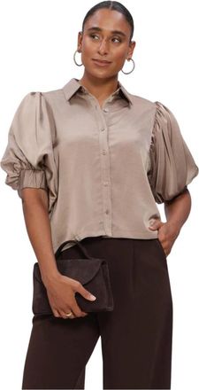Notre-V Nv-Inka Blouse - Dames - Overhemden - Grijs - XS - Overhemden