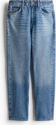 H&M Mom High Waist Ankle Jeans - Blue