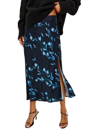 Rails Anya Midi Skirt In Blue Carnation