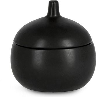 BIZZOTTO Candle w-lid Canister black ø14