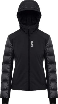 Colmar Jack met gewstteerde mouwen en capuchon - Zwart