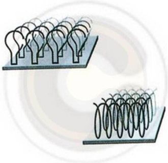 EmmeBi 50 X Cinta Adhesiva De Velcro Para Ojal Velcro Daa