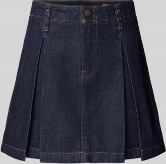 Calvin Klein Jeans Jeansrock mit Kellerfalten in Marine, Größe 25