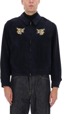 Visvim Norad Blouson Tiger Embroidered Silk Jacket