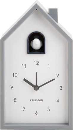 Karlsson Karlsson Modern Cuckoo Despertador Gris Dise&ntilde;o Moderno