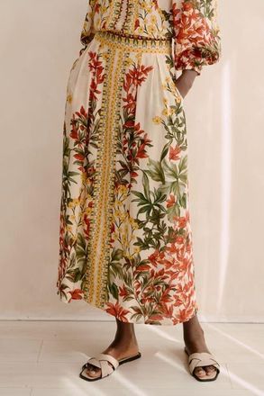 Raishma Crystal Skirt in Beige at Nordstrom, Size 12 Uk