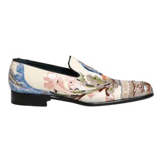 Dolce & Gabbana Sequin Embroidered Loafers - male - Dolce & Gabbana - Loafers - Multicolor - 10 UK - Shoes