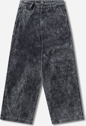 KAPITAL Men s 14W Corduroy Boogie Day Port Baggy Pants Black