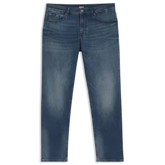 BOSS Regular-fit jeans in stretch denim