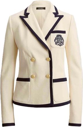 Lauren Ralph Lauren Knit-blazer/sport coat-str sportswear piqu