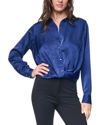 DKNY Twist Crease Top