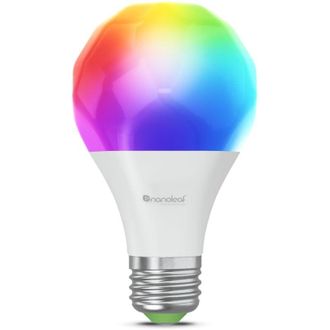 Nanoleaf Nanoleaf Matter Essentials Lampadina E27 RGBW Smart e Dimmerabile - Luci Led 16M Colori, Matter over Thread, Bluetooth, Funziona con Google Home