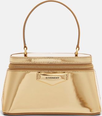 Givenchy Borsa a tracolla Antigona in pelle metallizzata