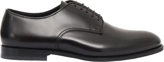 Doucal's Derby Veterschoen - Heren - Nette schoenen - Zwart - 40 EU - Leer - Schoenen