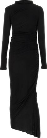 ADĀMO Andrea Adamo Black Viscose Abiti Dress