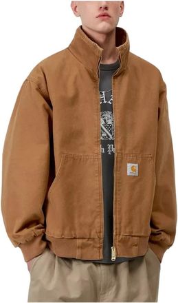 Carhartt Work in Progress Hombre, Chaquetas, Marr&oacute;n, Talla: L