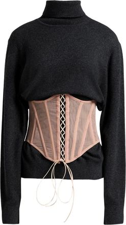 Dilara Findikoglu Maglione a collo alto - Nero