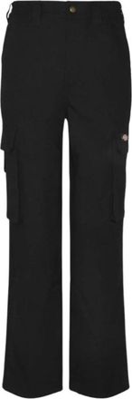 Dickies Hooper Bay Cargo Broek - Dames - Straight fit broeken - Zwart - S - Broeken