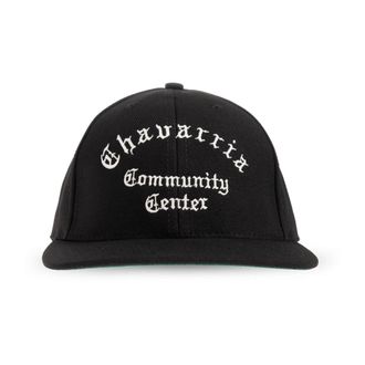 Willy Chavarria Chavarria Community Center Cap - unisex - Petten - Zwart - ONE Size - Wol - Accessoires