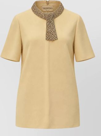 Valentino Garavani silk crepe top