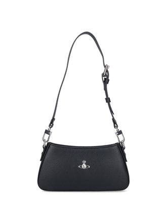 Vivienne Westwood Tasha Shoulder Bag In Black Fabric