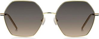 BOSS 57mm Gradient Geometric Sunglasses in 0J5G-Pr at Nordstrom Rack