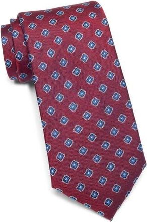 Ted Baker Hallows Diamond Silk Blend Tie in Red at Nordstrom Rack