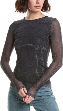 Rag & Bone Miramar Mesh Crewneck