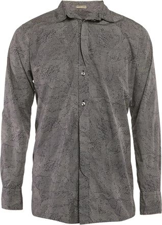 Bottega Veneta Camicia con stampa astratta - Blu