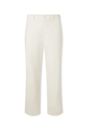 Nili Lotan Alessio Straight-Leg Stretch Cotton-Blend Twill Trousers