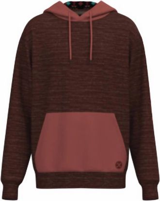 Hooey Mens Hoody Sweatshirt In Red