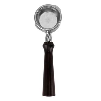 OEM Portafiltro Sin Fondo De 58 Mm Para M&aacute;quinas Gaggia - Grupo De Filtro De Acero Inoxidable Con Doble Orejeta, Tipo F S&aacute;ndalo
