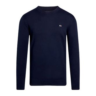 Tommy Jeans Heren, Truien, Blauw, Maat: 2XL Katoen