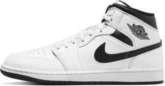 Nike Air Jordan 1 Mid Mens Trainers DQ8426 (White/Black 132) UK 9 (EU 44)