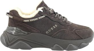 Guess Micola 3 Sneakers - Dames - Sneakers - Bruin - 36 EU - Leer - Schoenen