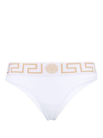 Versace Slip Greca Border - Bianco