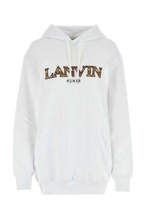 Lanvin Witte Katoenen Sweatshirt
