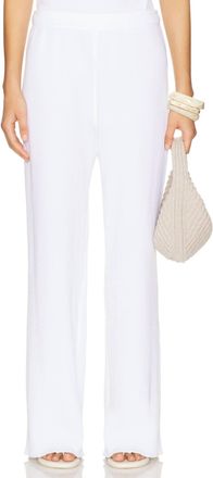 perfectwhitetee Shane Waffle Sweatpants In White