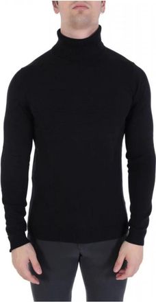 HUGO BOSS Siso Rollneck - Heren - Coltruien - Zwart - XL - Truien & Vesten