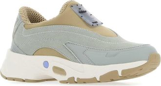 McQ by Alexander McQueen Unisex Multicolor Fabric And Suede Aratana 2.0 Slip Ons 1401 Sneaker