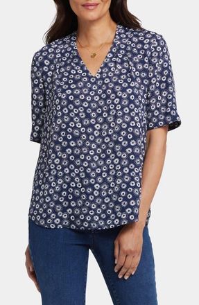 NYDJ Charming V-Neck Top in Costa Nova at Nordstrom, Size X-Small