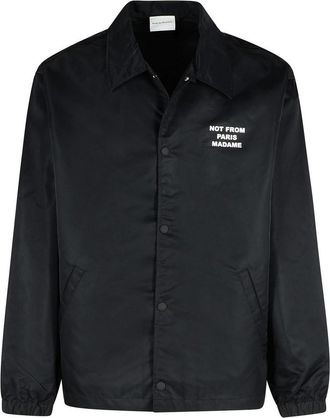 Dr&ocirc;le de Monsieur Black Nylon Jacket