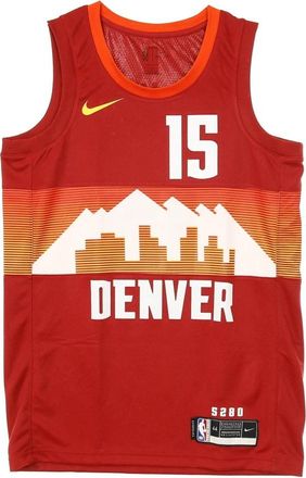 Nike Basketball Tanktop City Edition 2020 - Heren - Fitness - Rood - S - Polyester - Fitness